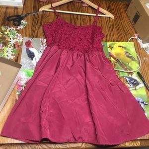 Cute and Flirty Red Mini Dress